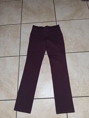 Quince Women'spull On  Straight-Leg Pants in Dark Plum